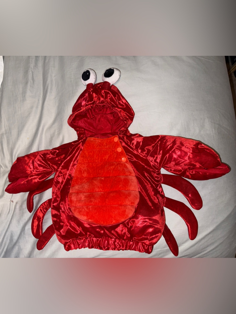 Red Lobster Baby Costume - Plush Crab Outfit